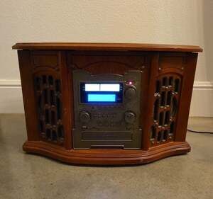 Innovative Technology ITRR-501 5-in-1 Wooden Music System No Remote Not Tested!
